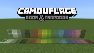 Camouflage Door & Trapdoor Addon (1.21, 1.20) – MCPE/Bedrock Mod