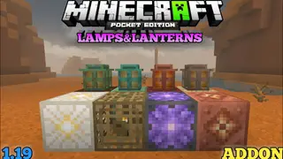 Lamps & Lanterns Addon (1.21, 1.20) – MCPE/Bedrock Mod