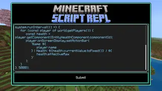 Script REPL Addon (1.21, 1.20) – MCPE/Bedrock Mod