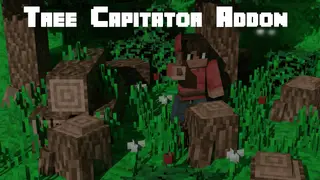 Dew's Tree Capitator Addon (1.21, 1.20) – MCPE/Bedrock Mod