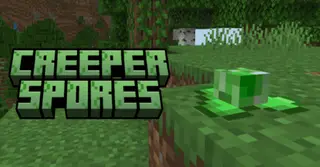 Creeper Spores Addon (1.21, 1.20) – MCPE/Bedrock Mod