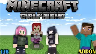 Anime Characters Waifus Addon (1.20) – MCPE/Bedrock Girlfriend Mod