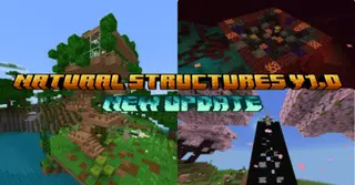 Natural Structures Addon (1.20) – MCPE/Bedrock Mod