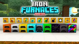 Iron Furnaces Addon (1.20) – MCPE/Bedrock Mod