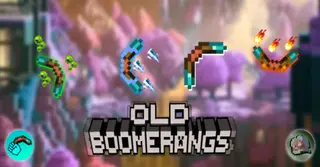 Old Boomerangs Addon (1.20) – MCPE/Bedrock Mod