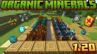Organic Minerals Addon (1.20) – MCPE/Bedrock Mod