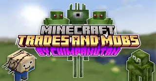 Trades and Mobs Addon (1.20) – MCPE/Bedrock Mod