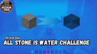 All Stone is Water Addon (1.20) – MCPE/Bedrock Mod