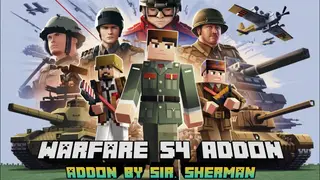 Warfare 54 Addon (1.19) – MCPE/Bedrock World War II Mod