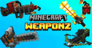 Crazy Weaponz Addon (1.20) – MCPE/Bedrock Mod