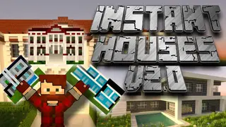 Instant Houses Addon (1.20, 1.19) – MCPE/Bedrock Mod