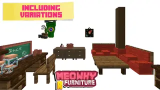 MeoWhy Furniture Addon (1.20, 1.19) – MCPE/Bedrock Mod