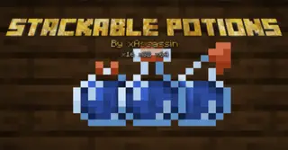 Stackable Potions Addon (1.20, 1.19) – MCPE/Bedrock Mod