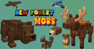 New Forest Mobs Addon (1.20) – MCPE/Bedrock Mod
