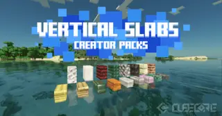 Creator Packs Addon (1.20) – MCPE/Bedrock Vertical Slabs Mod