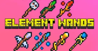 Elemental Wands Addon (1.20) – MCPE/Bedrock Mod