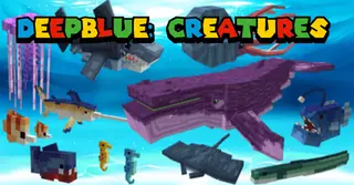 DeepBlue: Creatures Addon (1.20, 1.19) – MCPE/Bedrock Mod