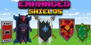 Enhanced Custom Shield Addon (1.20, 1.19) – MCPE/Bedrock Mod