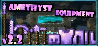 Amethyst Equipment Addon (1.20, 1.19) – Armor, Tools, and Spear