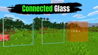 New Glass Connected Texture Pack (26.x, 1.21) – MCPE/Bedrock