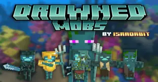 Drowned Mobs Addon (1.20, 1.19) – MCPE/Bedrock Mod