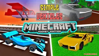 Simple Vehicles Addon (1.26+) – MCPE/Bedrock Mod