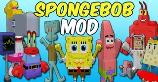 SpongeBob SquarePants Addon (1.20, 1.19) – MCPE/Bedrock Mod