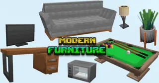 EnchantEase Modern Furniture Addon (1.20) – MCPE/Bedrock Mod