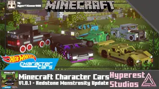 Hot Wheels Character Cars Addon (1.20) – MCPE/Bedrock Mod