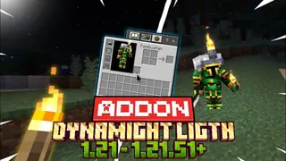 Dynamic Lighting with Torches Texture Pack (26.x, 1.21) – MCPE/Bedrock