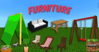 Household Furniture Addon (1.20) – MCPE/Bedrock Mod