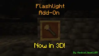 3D Flashlight Addon (1.20, 1.19) – MCPE/Bedrock Mod