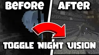 Toggle Night Vision Texture Pack (26.x, 1.21) – MCPE/Bedrock