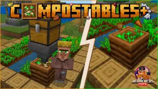 Compostables+ Addon (1.20) – MCPE/Bedrock Mod