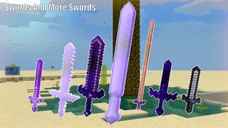 Swords And More Swords Addon (1.20, 1.19) – MCPE/Bedrock Mod