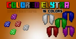Colored Elytra Addon (1.19) – MCPE/Bedrock Mod