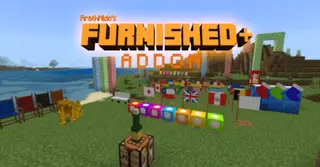 Furnished+ Addon (1.19) – MCPE/Bedrock Mod