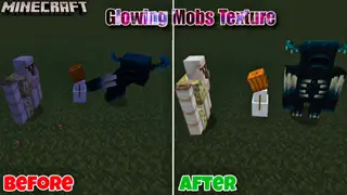 Glowing Mobs+ Texture Pack (26.x, 1.21) – MCPE/Bedrock