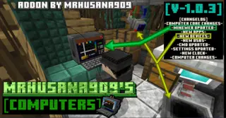 MrHusana909's Computer Addon (1.20) – MCPE/Bedrock Mod