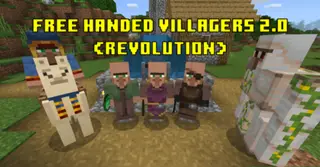 Free Handed Villagers and Illagers Addon – MCPE/Bedrock Mod