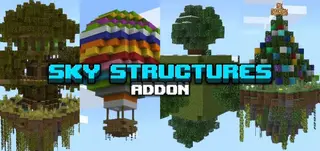 Sky Structures Addon (1.19) – MCPE/Bedrock Mod