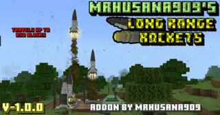 MrHusana909's Long Range Rockets Addon (1.20) – MCPE/Bedrock Mod