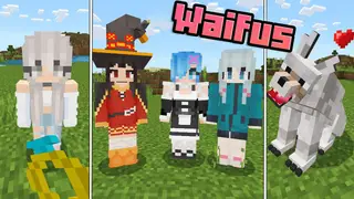 Waifus Addon (1.20, 1.19) – MCPE/Bedrock Mod