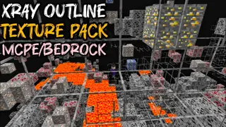 XRay Outline (1.26+, 1.21) – MCPE/Bedrock Pack
