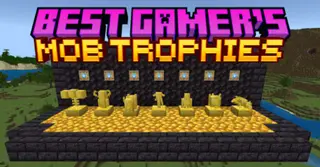 Mob Trophies Addon (1.20) – MCPE/Bedrock Mod