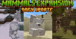 Mammals Expansion Addon (1.20) – MCPE/Bedrock Dog Mod