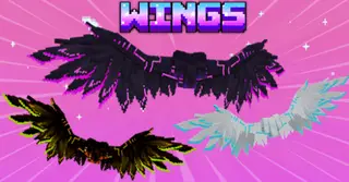 Angel Steel Wings Addon (1.20, 1.19) – MCPE/Bedrock Mod