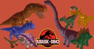Jurassic Dino World Addon (1.20, 1.19) – MCPE/Bedrock Mod