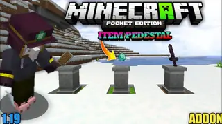 Item Pedestal Addon (1.20, 1.19) – MCPE/Bedrock Mod