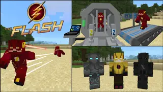 The Flash Addon (1.20, 1.19) – MCPE/Bedrock SuperHero Mod